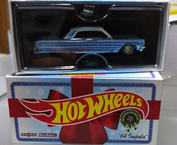 ホットウィール RED LINE CLUB '64 CHEVROLET IMPALA RLC '64 シボレー インパラ 水色
