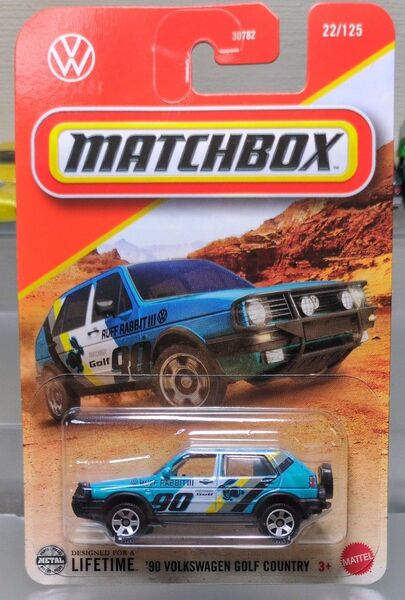 マッチボックス '90 VOLKSWAGEN GOLF COUNTRY RUFF RABITT III ゴルフカントリー