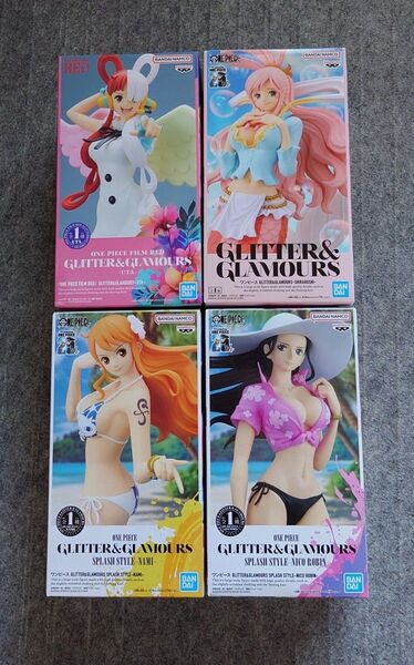 ワンピース フィギュア GLITTER&GLAMOURS 4体セット