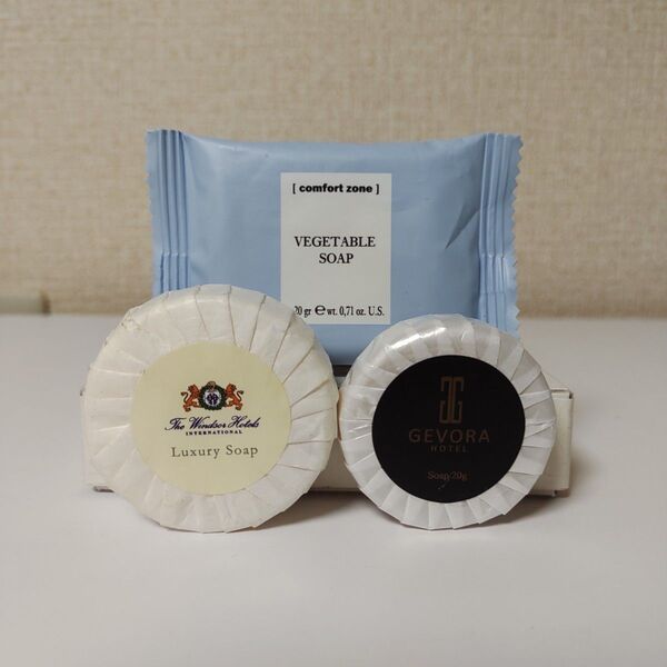 アメニティ 石鹸 3個まとめ売り コンフォートゾーン ウィンザーソープ GEVORA
