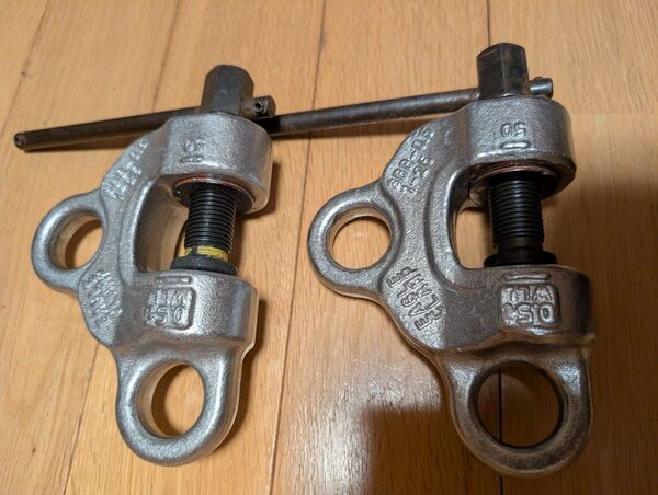 イーグルクランプ 0.5t ねじ式 全方向 クランプ SBB-0.5t 2個