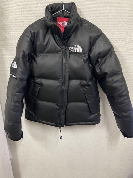 シュプリーム×ノースフェイス Leather Nuptse Jacket