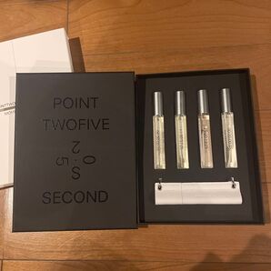 ポイントツーファイブセカンド0.25S香水ディスカバリーセット4種美品POINTTWOFIVE・SECONDモーメントアーカイブ