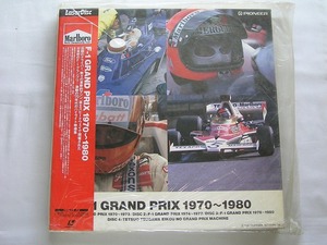 F-1 GRAND PRIX 1970-1980 compilation laser disk F1 Ferrari fitipa Rudy lauda handle to Peter son Schecter Bill n-b