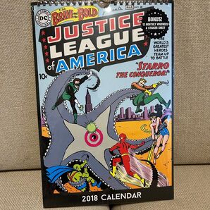 DCコミックス JUSTICE LEAGUE OF AMERICA 2018年カレンダー