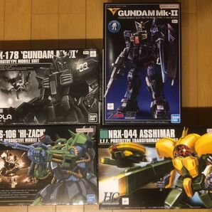 ガンプラ HGUC ティターンズ機 計4点セット アッシマー/ハイザック/ガンダムマークⅡ×2種 未組立