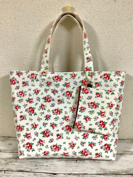 ラミネートートバッグ キャス・キッドソン ハンドメイド