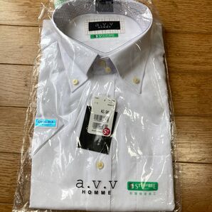 a.v.v homme ワイシャツ 半袖L メンズ STYLEFREE 形態安定加工