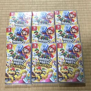 Switch スーパー マリオパーティ ジャンボリー 新品未開封シュリンク付き 9枚セット