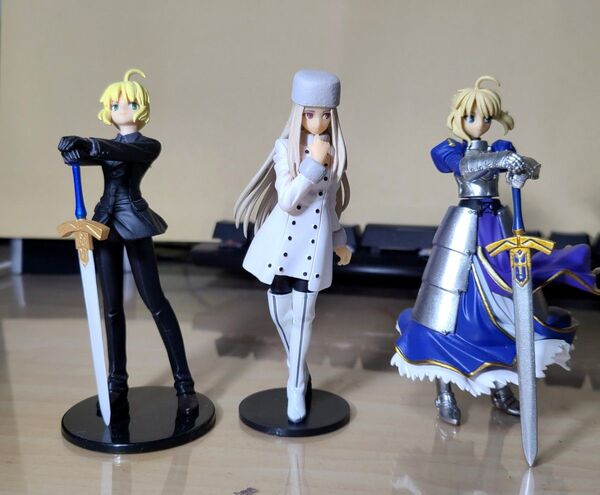 Fate/stay night Fate/zero アイリスフィール セイバー マイヤ未開封 フィギュア4品箱無し