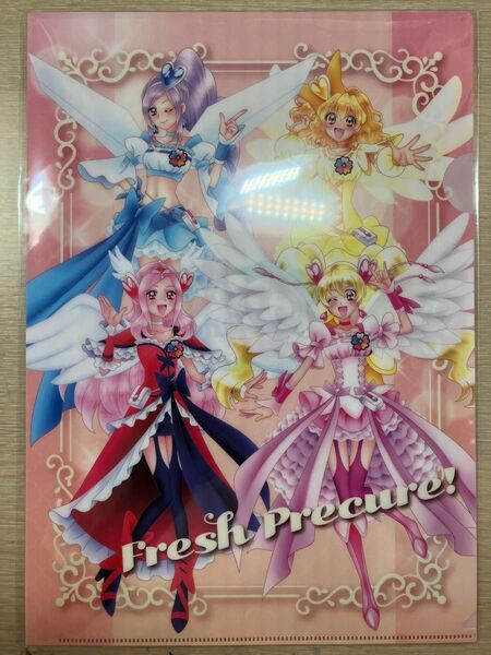 フレッシュプリキュア クリアファイル 全プリキュア展