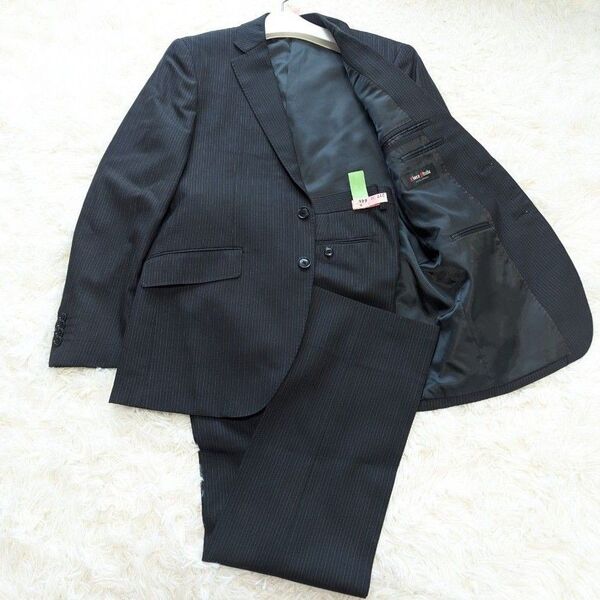 【美品】Fiore Strada イタリア製高級生地 スーツ AB5