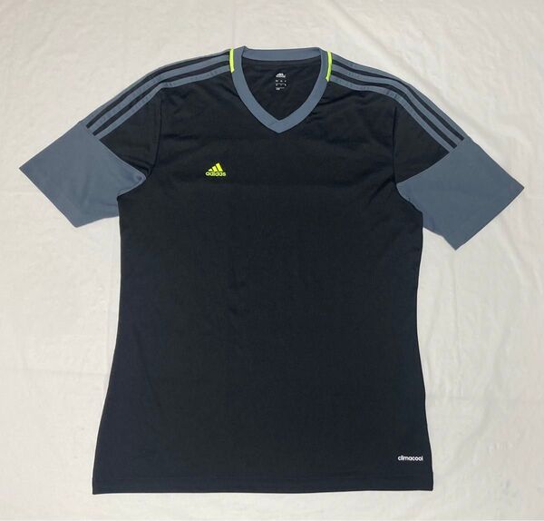 adidas アディダス L トレーニングシャツ プラクティスシャツ プラシャツ TEE tシャツ 半袖