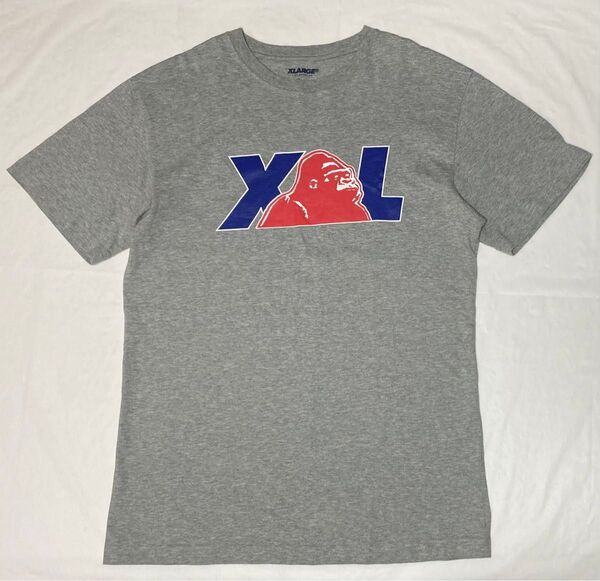 X-LARGE エクストララージ tシャツ TEE 半袖 ロゴ プリント M グレー 灰