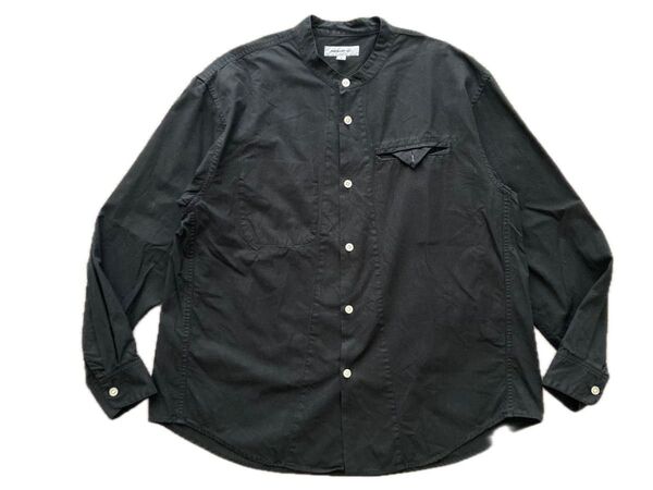 サイズ0 Ordinary fits オーディナリーフィッツ バンドカラーシャツ