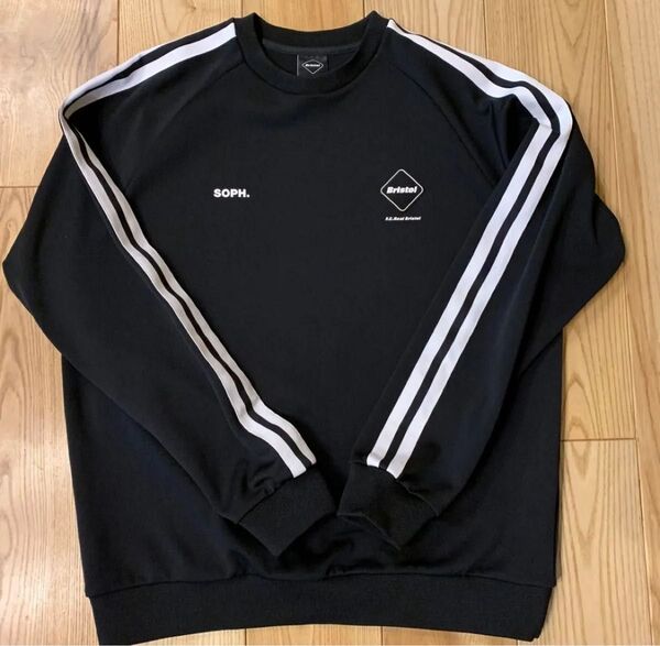 美品 F.C.REAL BRISTOL TRAINING TRACK CREWNECK TOP ブリストル クルーネック ジャージ
