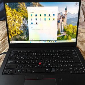 【最終値下げ】【希少】ThinkPad X1 Carbon 7th(4K. ファイバー天板)