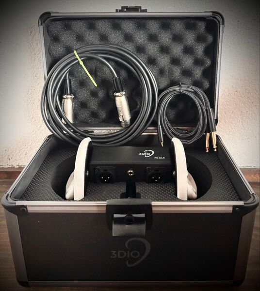 【美品】3Dio FS XLR バイノーラルマイク/付属品完備・ケース付き