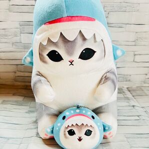 mofusand モフサンド 海の生き物にゃん ジンベイザメにゃん BIGぬいぐるみ おかおマスコット セット