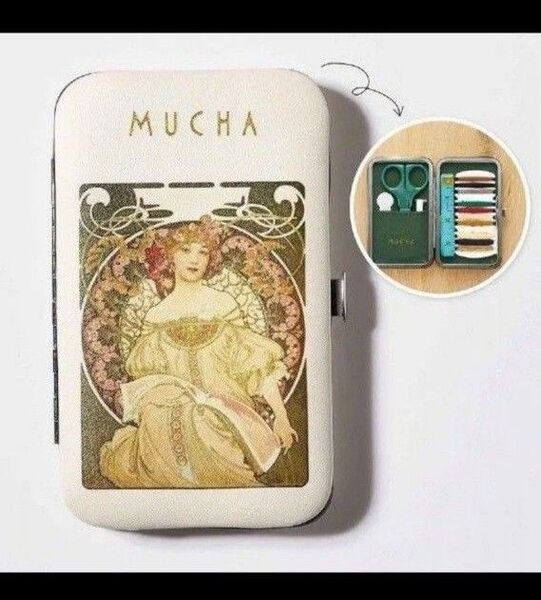 GLOW 2024年 12月号付録 MUCHA お裁縫キット入りアートケース