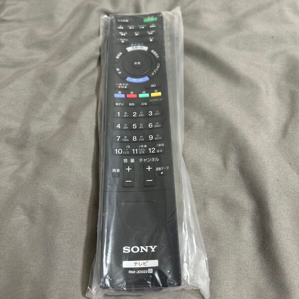 新品 SONY ソニー 純正 テレビ リモコン RM-JD022
