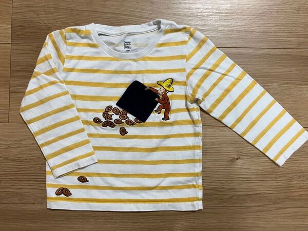 グラニフ おさるのジョージ 100cm 長袖 ロンT