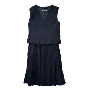 制服 学生服 夏服 ベスト スカート セット 165A 女子