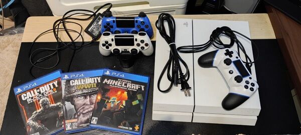 PS4 本体1200A コントローラー3個 ソフト3本セット