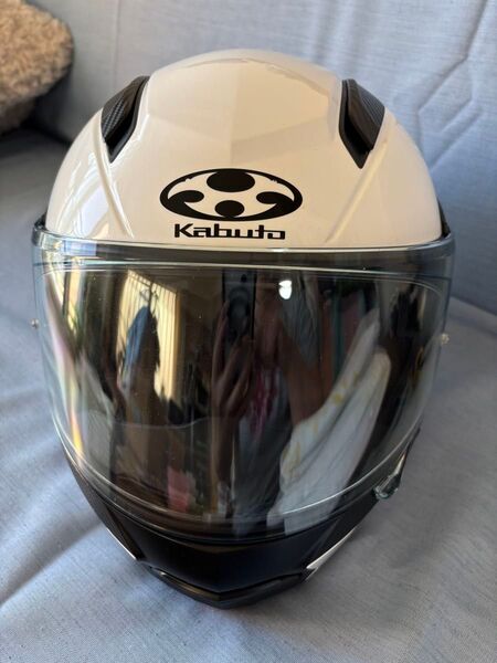 OGK KABUTO RYUKI システムヘルメット インナーバイザー 2023.5.10製造 元箱 袋 説明書 美品 使用少 M