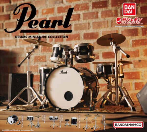 Pearl Drums ドラム ガチャポン 5種×2セット