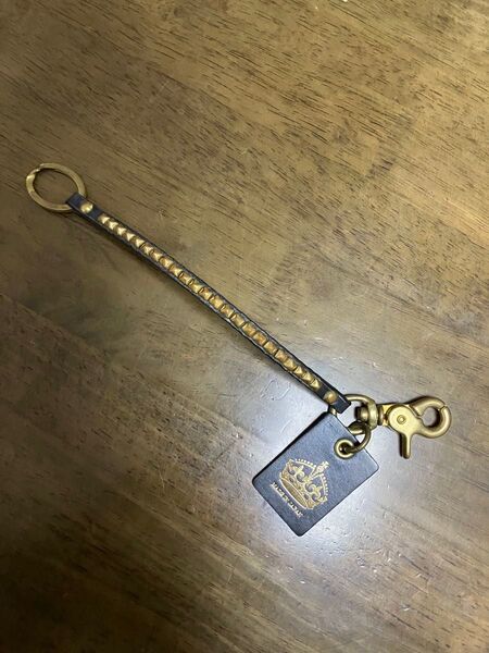 【未使用品】CROWNウォレットコード ウォレットチェーン レザー 本革