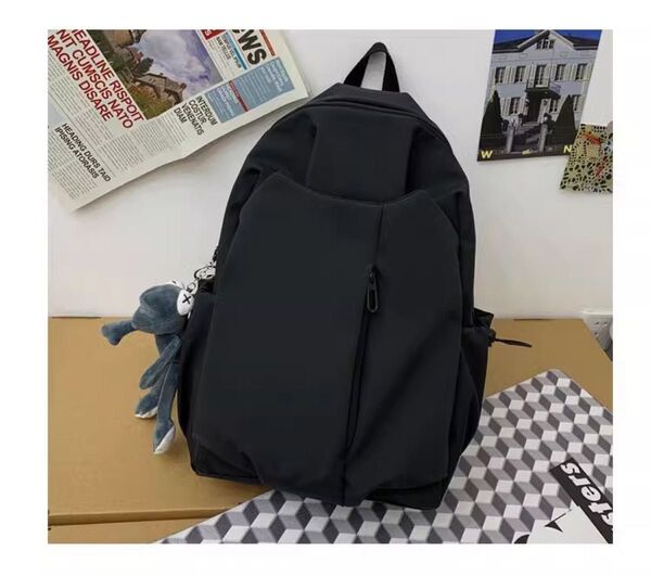 リュック レディース メンズ 大容量 シンプルデザイン 黒 通学 バックパック 通勤 軽量 バックパック