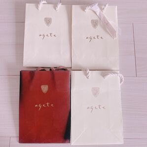 agete ショップ袋 4枚セット