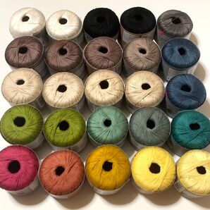 未使用 ダイソー 48玉 #20 レース糸 まとめ売り