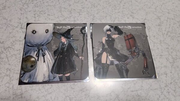 NieR ニーア リィンカーネーション スクエニカフェ コースター 2枚