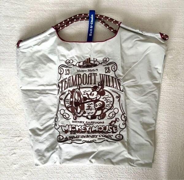 即日発送 Ball & Chain ボールアンドチェーン エコバッグ ライトグレー M