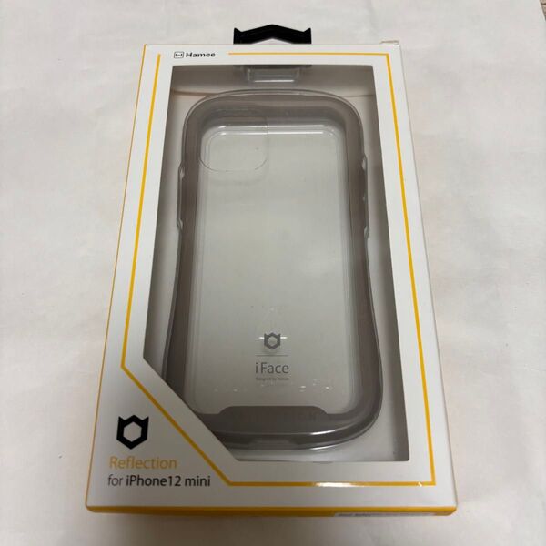 iFace Reflection iPhone12mini ケース クリア ベージュ キラキラインナーシート付