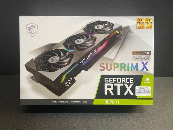 ★美品★MSI GeForce RTX 3070 Ti SUPRIM X