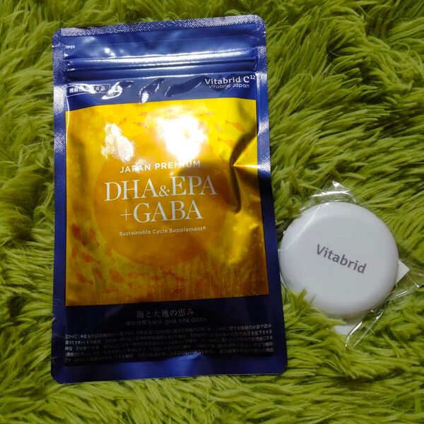 ジャパンプレミアム DHA&EPA+GABA 30回分 150粒 サプリケース付