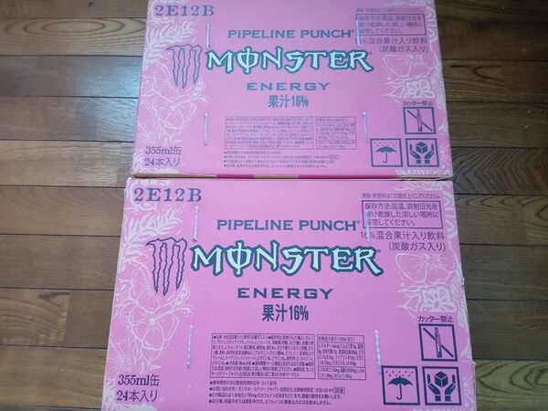 モンスターエナジー パイプラインパンチ 355ml X 24本入 2ケース 合計48本