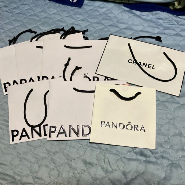 紙袋 ショッパー ショップ袋 CHANEL Pandora LOUIS VUITTON