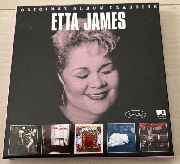 ETTA JAMES / ORIGINAL ALBUM CLASSICS 5CD エタ・ジェイムスの紙ジャケット5枚組み