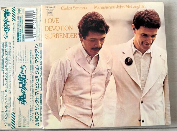 カルロス・サンタナ/マハビシュヌ・ジョン・マクラグリン「魂の兄弟たち」 紙ジャケット デジタルリマスターCD