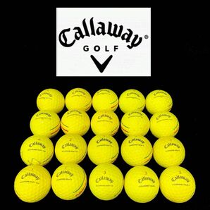 【6】キャロウェイ●Bランク●Callaway●CHROME混合●クロム混合●ロストボール●ゴルフボール●洗浄済●カラーボール