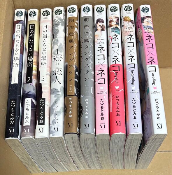 たつもとみお 漫画本10冊セット BLコミック