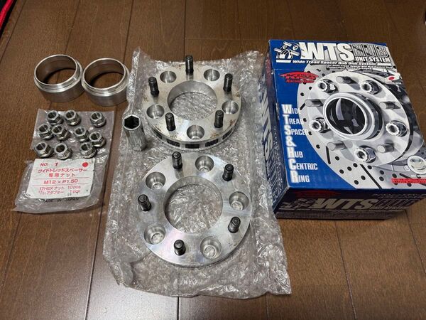 協栄産業 W.T.S. ハブユニットシステム ワイドトレッドスペーサー M12×P1.5 5H 114.3 25mm ①