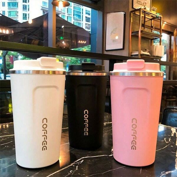 510ml ステンレススチール 真空断熱 コーヒー・ティー・ジュースカップ 漏れ防止機能付き タンブラー669177