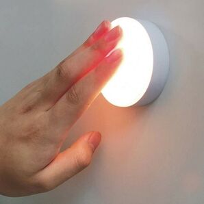 LED タッチ 用 寝室 常夜灯 日常 壁取付可能 ホワイト 照明 取付簡単 室内照明235091