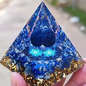 新品 ラピスラズリ 五芒星ピラミッド