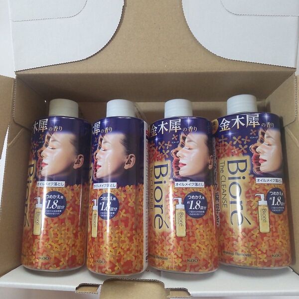 ビオレ ザ クレンズ オイルメイク落とし 金木犀の香り つめかえ用 280ml ×4